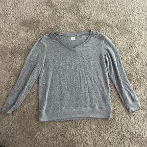 Gray Sweater Top